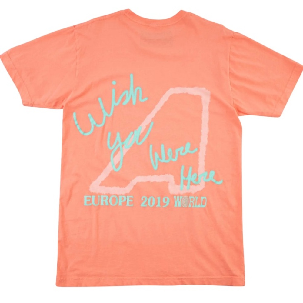 Travis Scott Astroworld Tour London Wish You Were Here T-Shirt | Mens Small